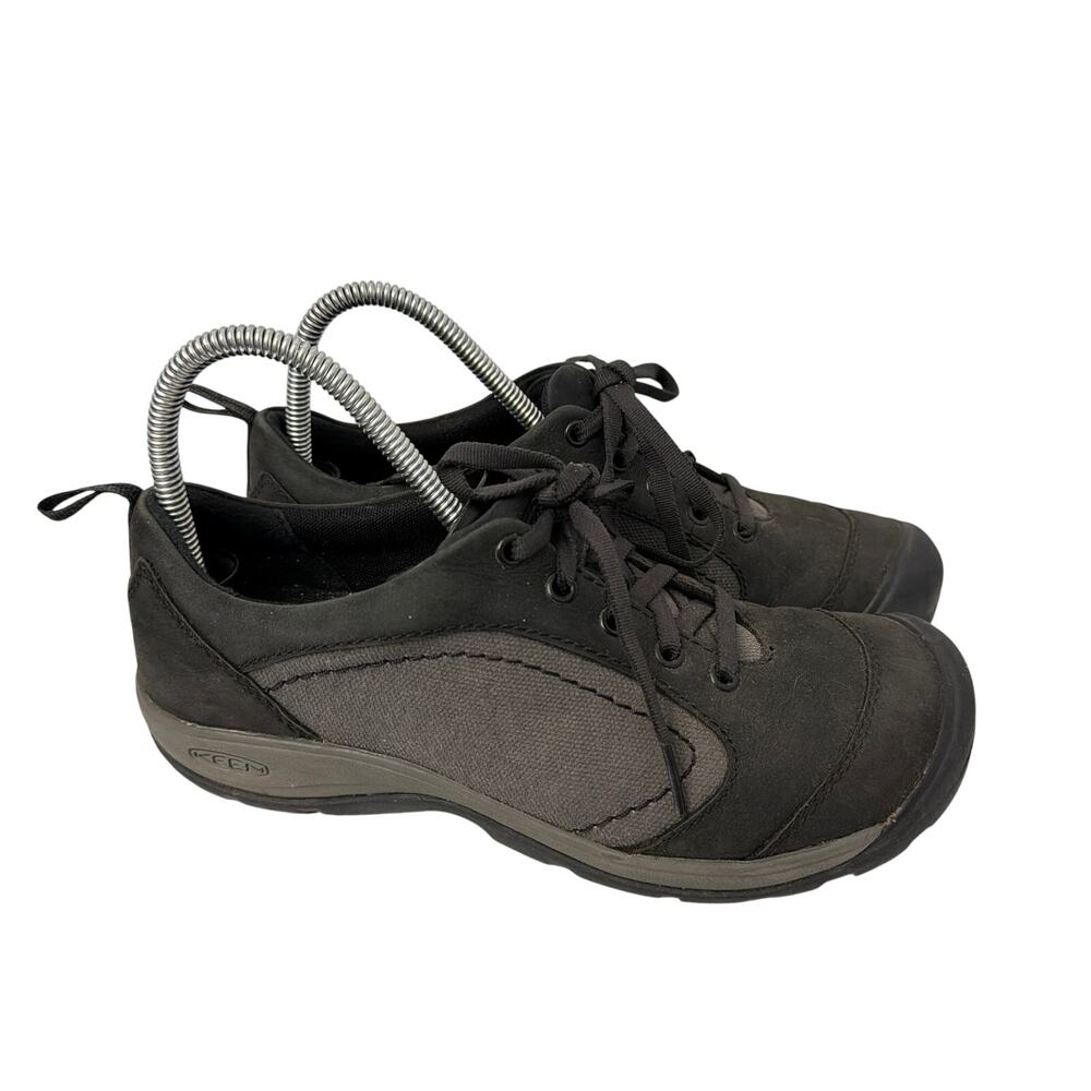 Keen Women's Presidio II Shoes Size 7.5 Black Gray Walking